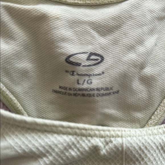 Champion Green Sports Bra with Racerback Design - Picture 2 of 4